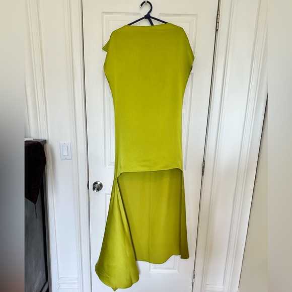 REISS Eloise Atelier Italian Satin High-Low Dress *NWT” - Picture 9 of 9